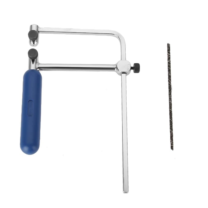 Adjustable Cutting Tool U shaped Saw Frame With 6 Spiral Saw Blades ASB500
