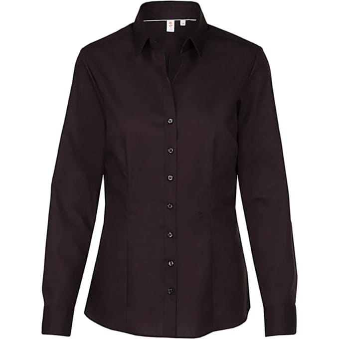 Damesblouse met lange mouwen Seidensticker Slim Fit 1/1 Kent