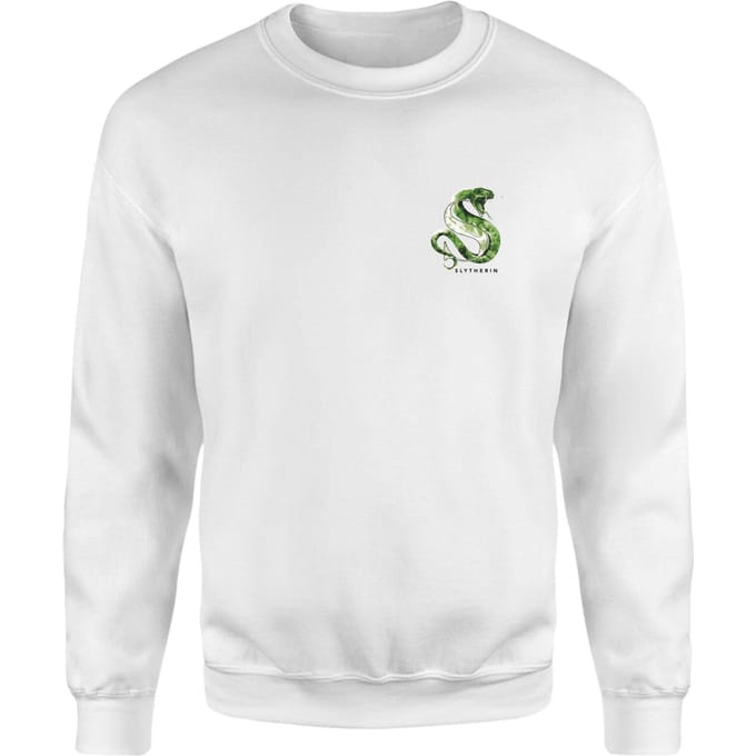 Harry Potter Slytherin Sweatshirt - White - XL