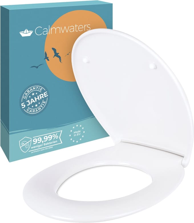 Calmwaters Original - WC-bril - Wit - Duroplast - Softclose - Afneembaar