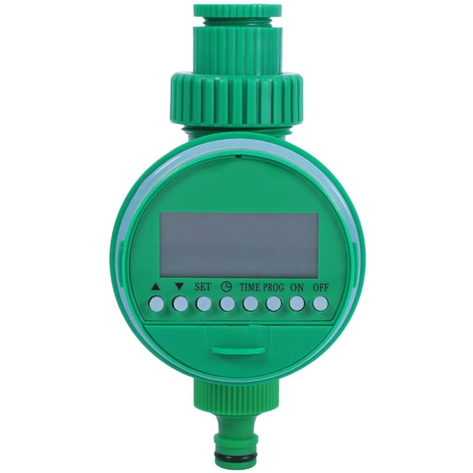 Automatische Digitale LCD Elektronische Huistimer Tuinirrigatie Controller Programma's wit