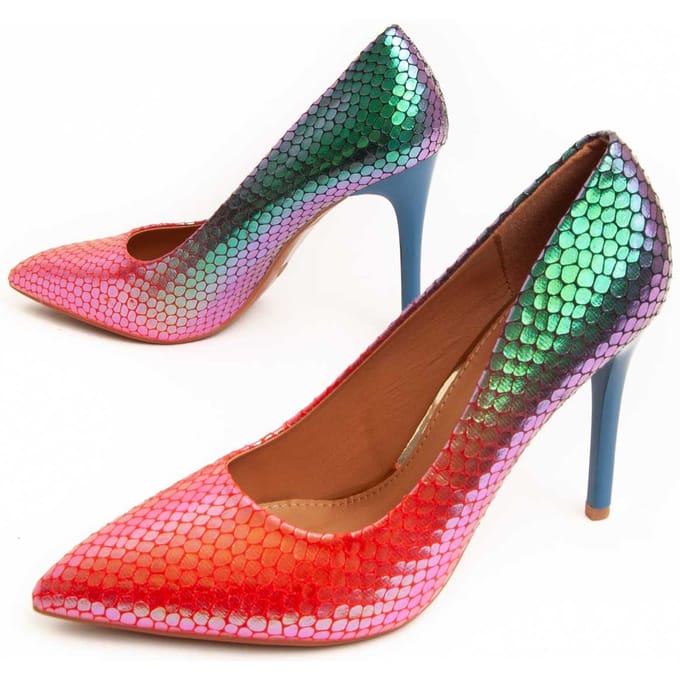 Zapato De Tacón Para Mujer.  Montevita  Queen2  93957 37 gray