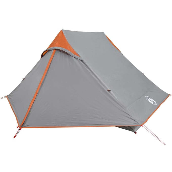 Vidaxl Tente de Camping, 2 Personnes, Grise, Imperméable