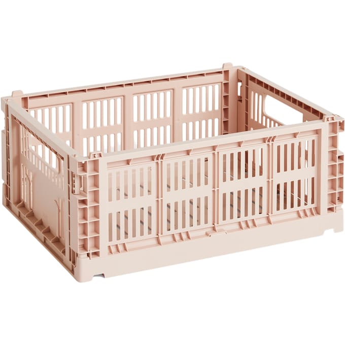 HAY Colour Crate Vouwkrat M recycled - powder