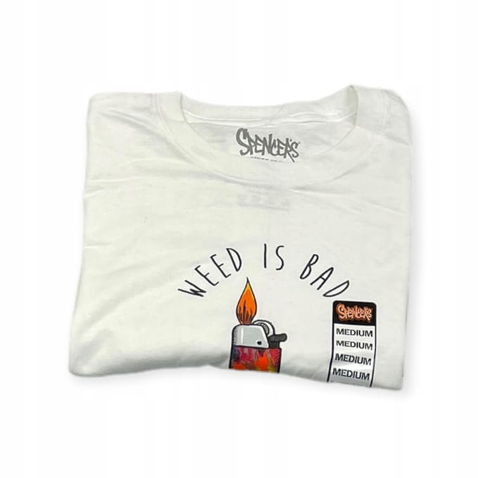 Koszulka T-shirt męska okrągły dekolt SPENCER'S SINCE 1947 M white