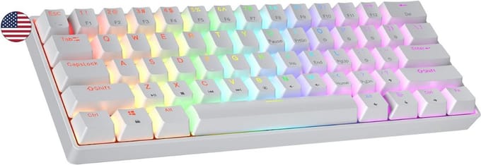 DailySupplies® Mechanical Keyboard - Mechanisch Toetsenbord Gaming - Wit