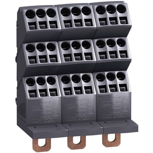 Schneider Electric LVS04033 Verdeelblok Voor DIN-rail montage 1 stuk(s) Piece