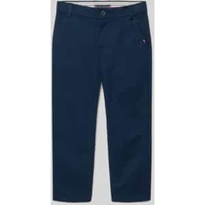 Regular fit chino van katoenmix