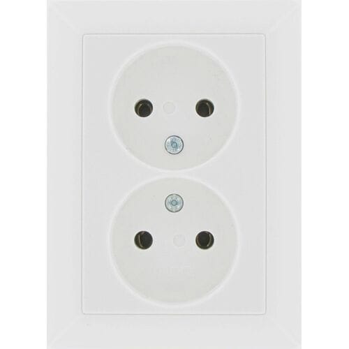 Jung AS500 wandcontactdoos (WCD-schakelmateriaal) - AS5010UWW - E2GYJ