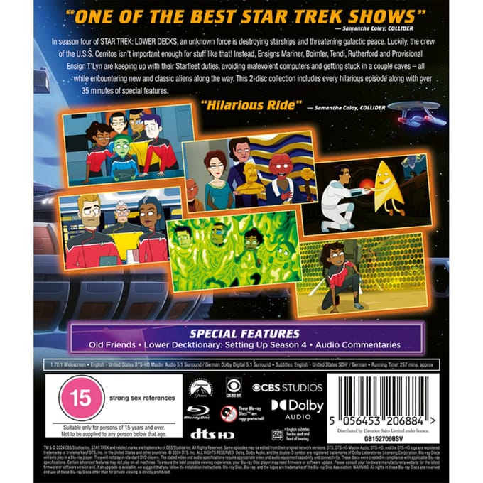 Star Trek : Lower Decks - Seizoen 4 - Blu-ray - Import