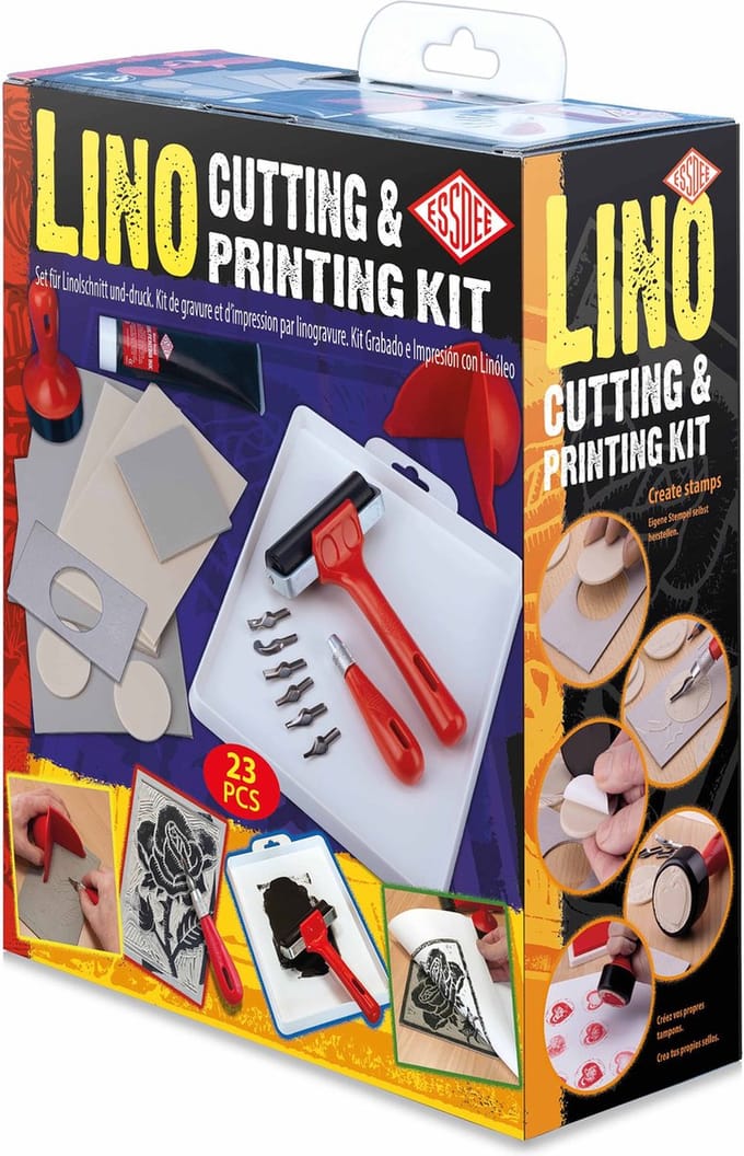 Essdee Lino Snij en Print Set 23 Stuks