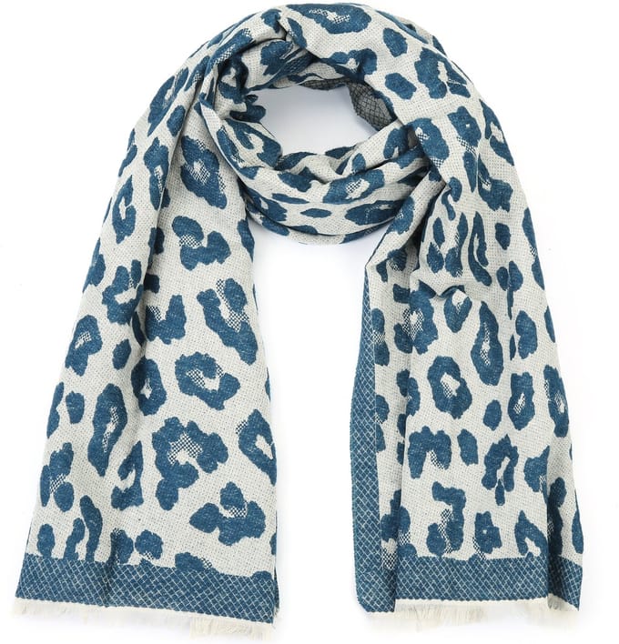 Bijoutheek Sjaal (Fashion) panter (80x180cm) Groen