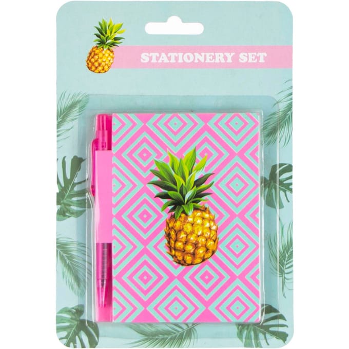 Ananas notitieboekje en pen