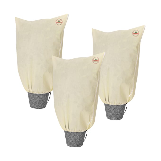 Gardebruk Plantenzak Hoes 3 Stuks - Ritssluiting 200x240 cm – Beige
