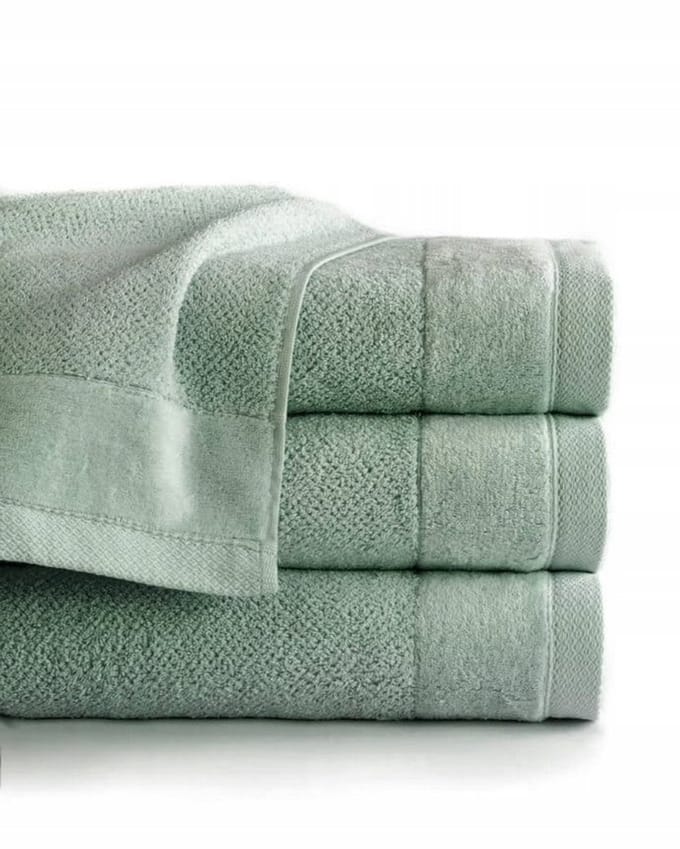 Vito Handdoek Lichtgroen Katoen 30x50 cm 550 g/m²