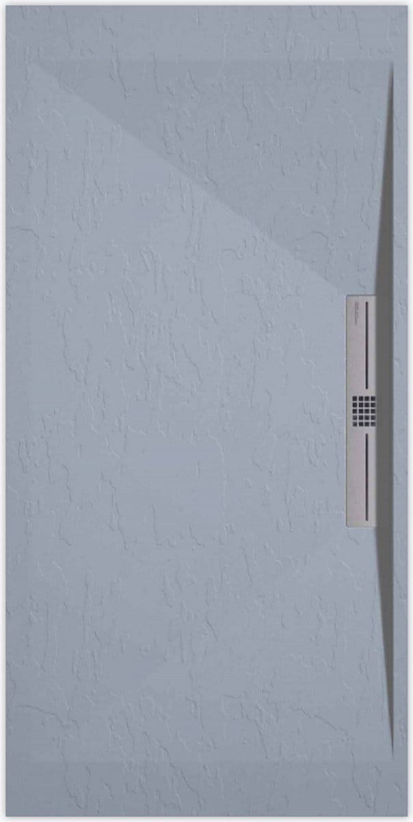Sanifun douchebak Stone Side Gray Slate 1000 x 800 S