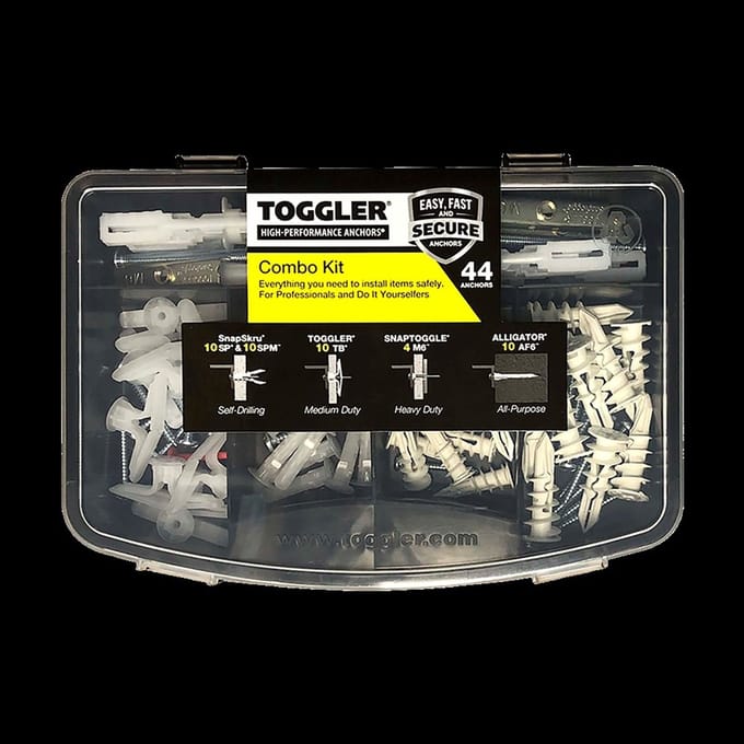 Toggler assortimentsbox pluggen en schroeven 44-delig