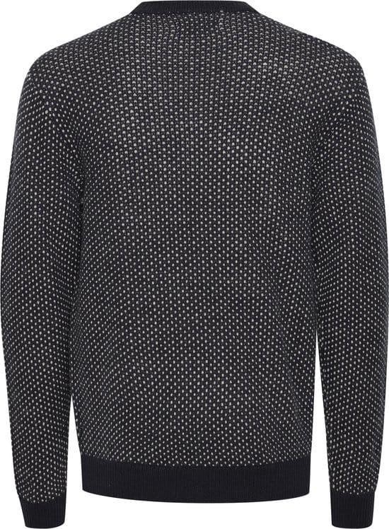 Casual Friday - Maat S - Karl structured crew neck knit Heren Trui