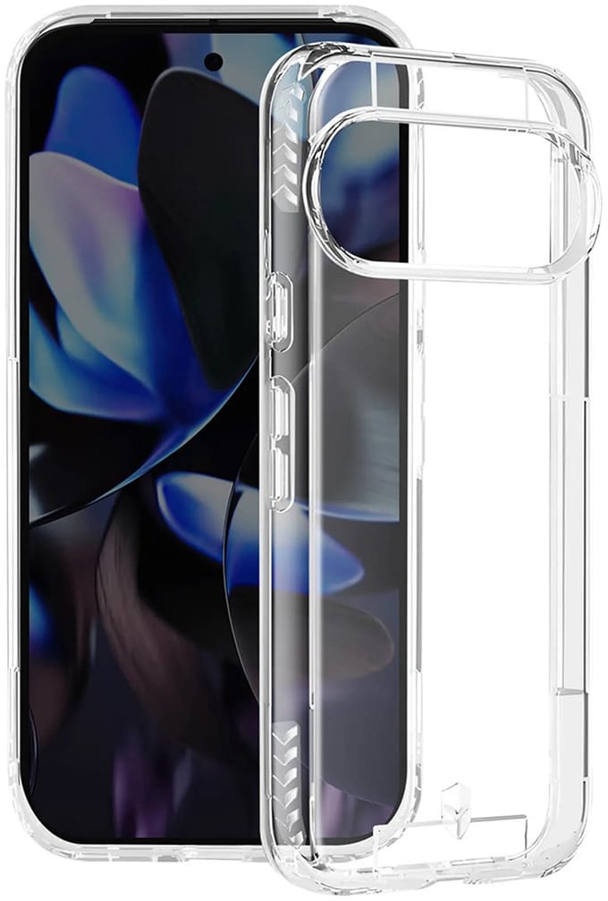 Force Case, Hoesje geschikt voor Google Pixel 10 / 10 Pro - Pulse Versterkt Anti-Shock 3m, Transparant