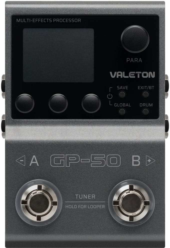 Valeton GP-50 Multi-Effects Processor / IR-Loader Pedaal