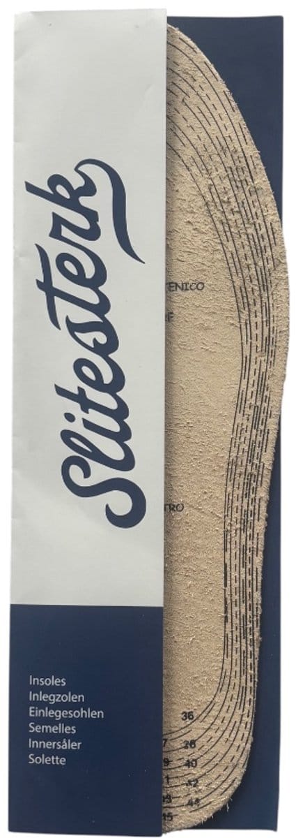 Slitesterk Pure Leather - Afknipbare leren inlegzool voor extra comfort