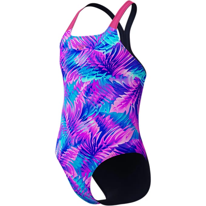 1-delig meisjes zwempak Speedo Print Power