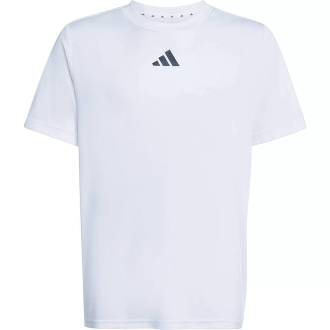 Adidas Train Essentials 3 Stripes Tee Set Wit,Zwart 5-6 Years Kinderen