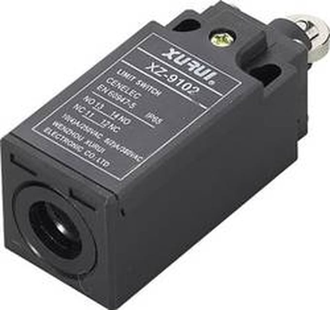 TRU COMPONENTS XZ-9/102 Eindschakelaar 250 V/AC 10 A Rolplunjer Moment IP65 1 stuk(s)
