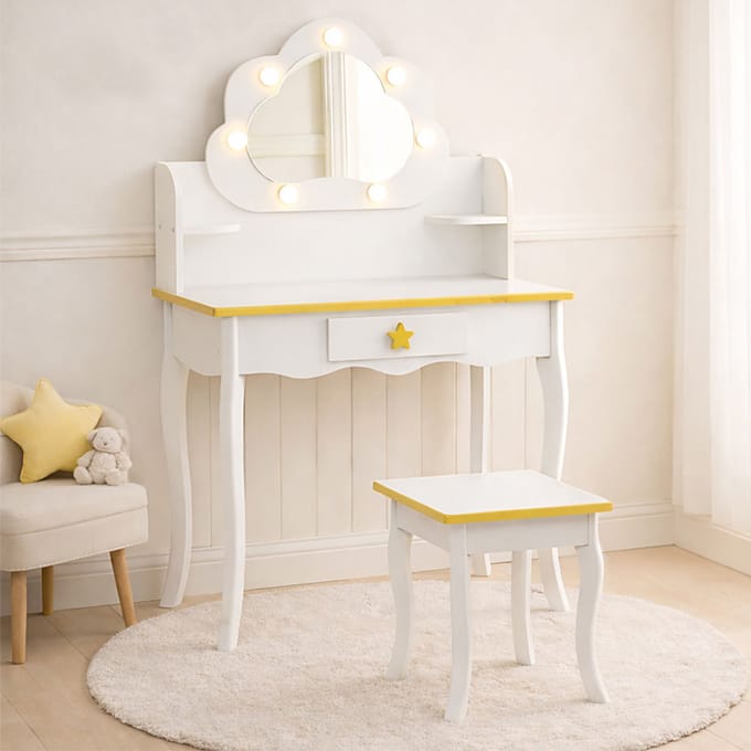 Baninni Kaptafel voor Kinderen Cloudy Wit