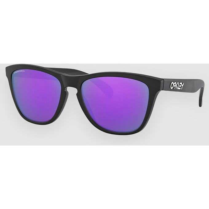 Oakley Square unisex mat zwart prizm violette zonnebril