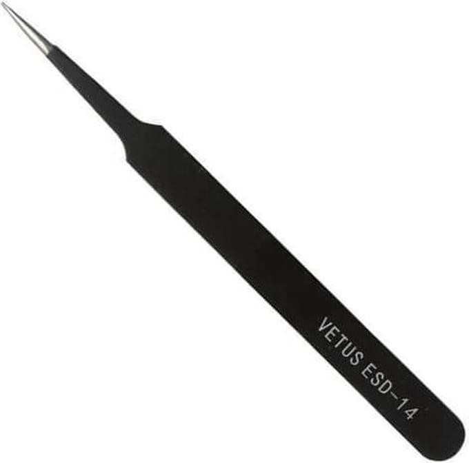 Dermarolling Black Tweezer - Wimperpincet ESD #14
