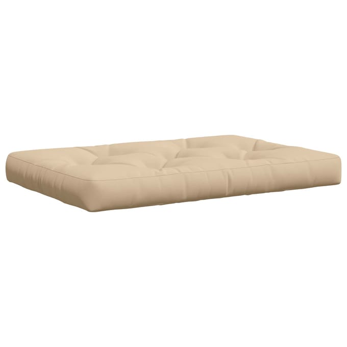 vidaXL - Pallet - Zitkussen - VIANEN - 100% - Polyester - Crèmekleurig