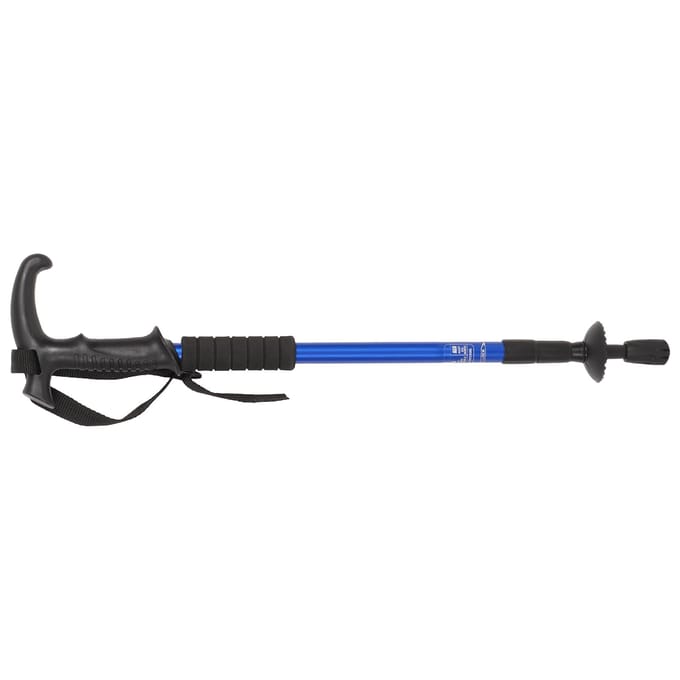 Bâton de randonnée résistant aux chocs, ultraléger, 3 sections, hauteur réglable black