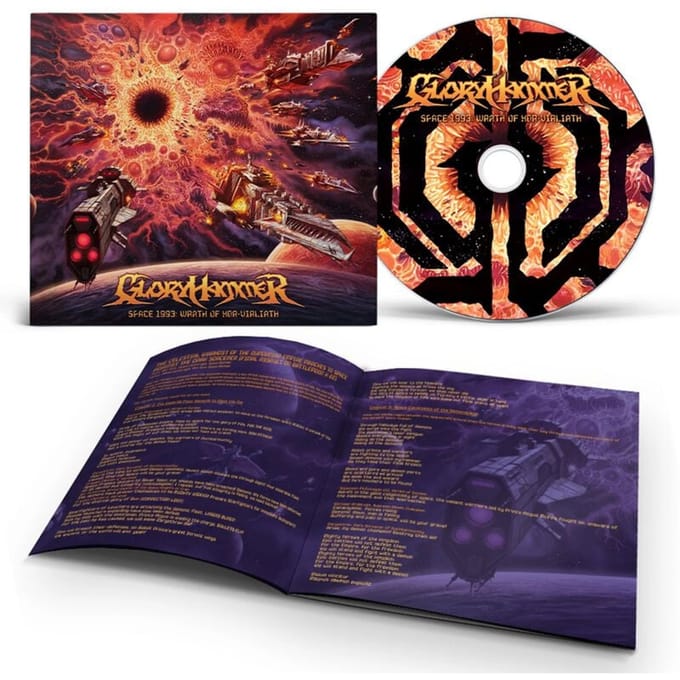 Gloryhammer CD - Space 1993: Wrath of Kor-Virliath - voor Geen - standaard