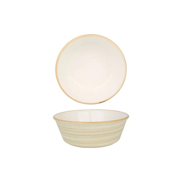 Bonna Kommetje - Aura Terrain - Porselein - 12 cm (290cc) - set van 6