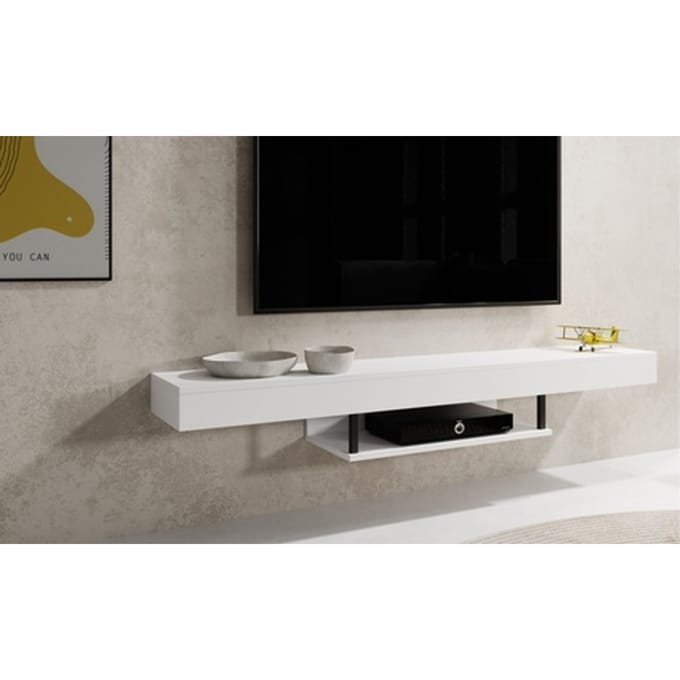 Modern tv-meubel met matte afwerking: Wit