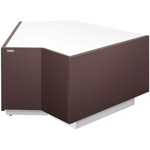 GGM Gastro Eck-Kassentisch RIGA - 1360mm - 45° Innen