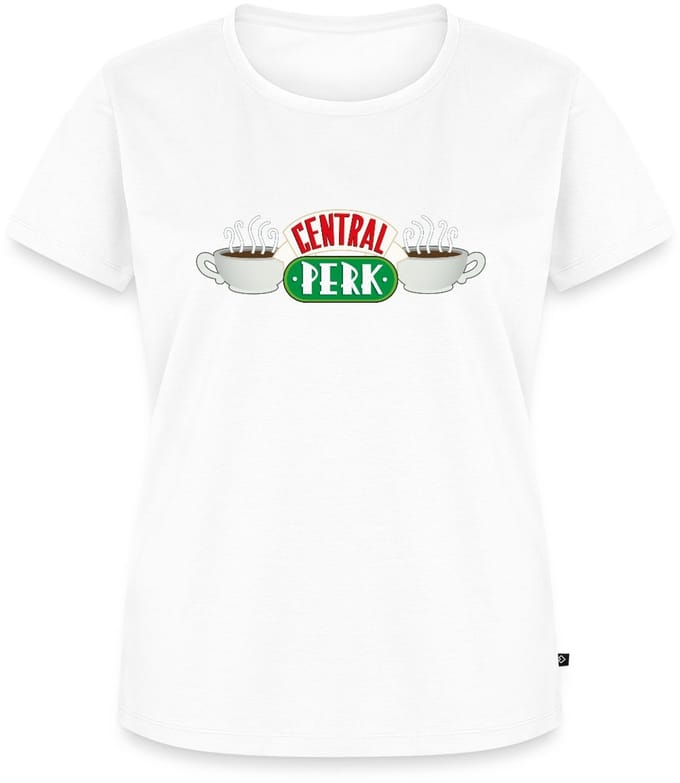 Friends Central Perk Logo Premium T Shirt Dames