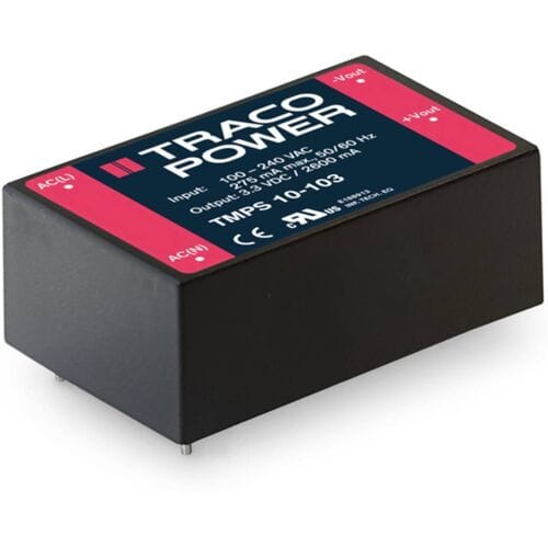 TracoPower TMPS 10-105 Schakelnetvoedingsmodule 5 V/DC 2 A 10 W