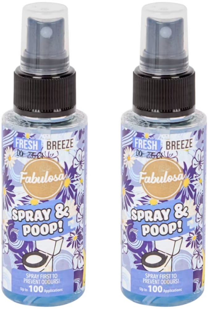 2x Spray & Poop - Fabulosa - fresh