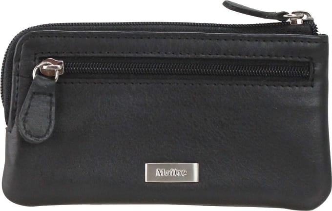 Maître Fusto sleuteletui leer 12 cm - Dames - Horizontaal - schwarz