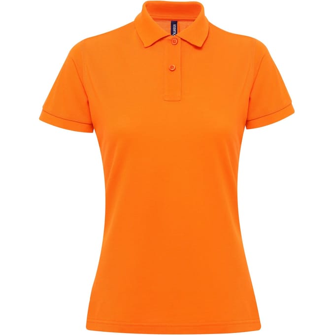 Asquith & Fox Dames/dames Performance Blend Poloshirt met korte mouwen (Oranje)