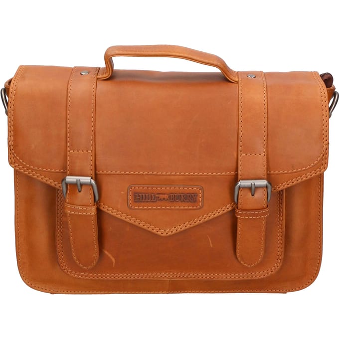 Hill Burry Aktentas Heren COGNAC