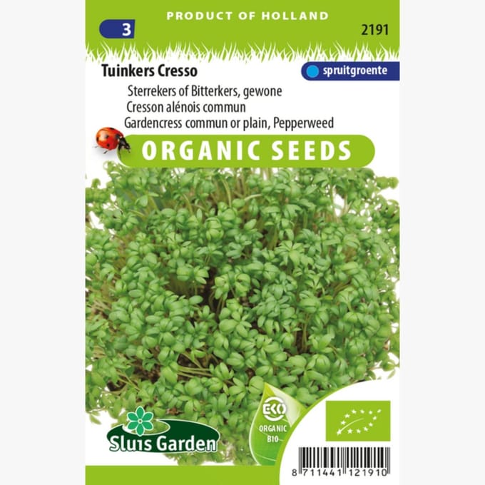 Sluis Garden - Tuinkers Cresso - BIO zaden