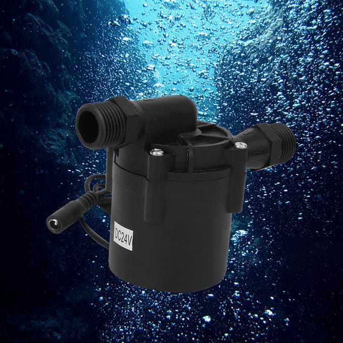 ZYW1080A G12 DC Borstelloze Waterpomp Ultra Stille Dompelpomp DC24V 12m 1500l H