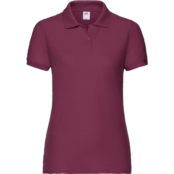 Fruit of the Loom Dames/dames 65/35 Poloshirt (Bourgondië)