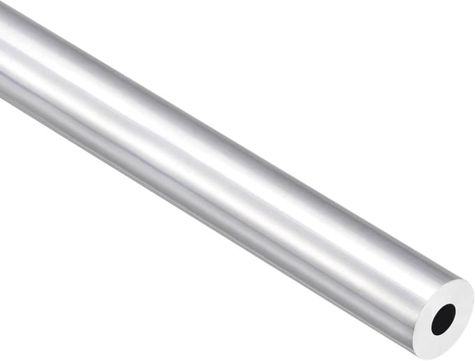 Aluminium ronde buis 18mm OD x 7mm ID, 300mm lengte voor machinebouw, constructie en DIY projecten