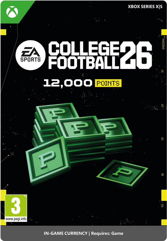 College Football 26: 12000 Points - Xbox Series X|S - Currency