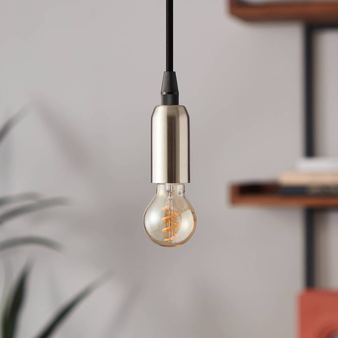 Eglo Ledfilamentlamp Peertje - Amber - D4,5cm - Dimbaar - Warm Wit - E14 - 4w