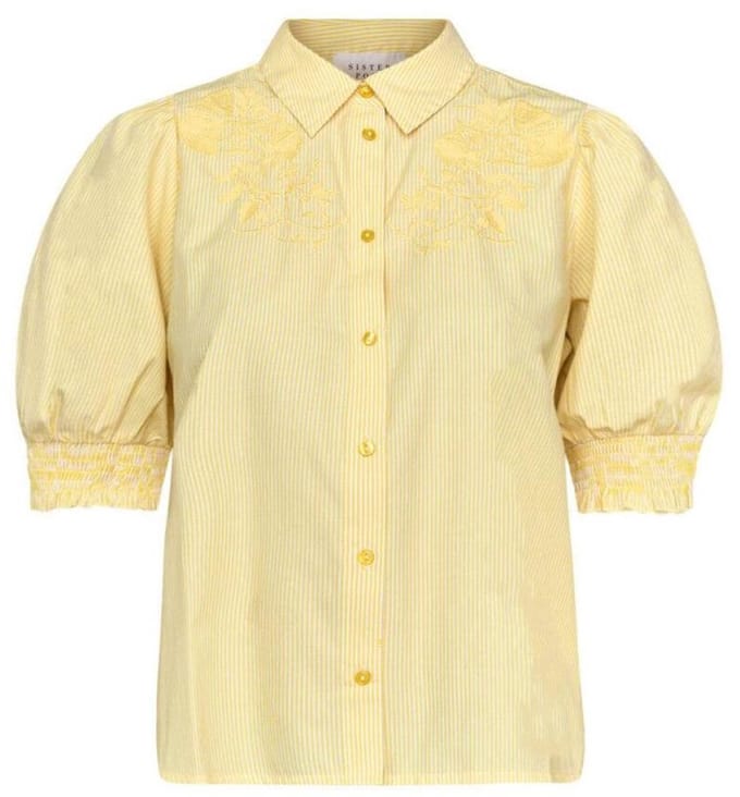 SisterS point Blouse Isola Ss17 20056 Yellowstripes Dames Maat - S